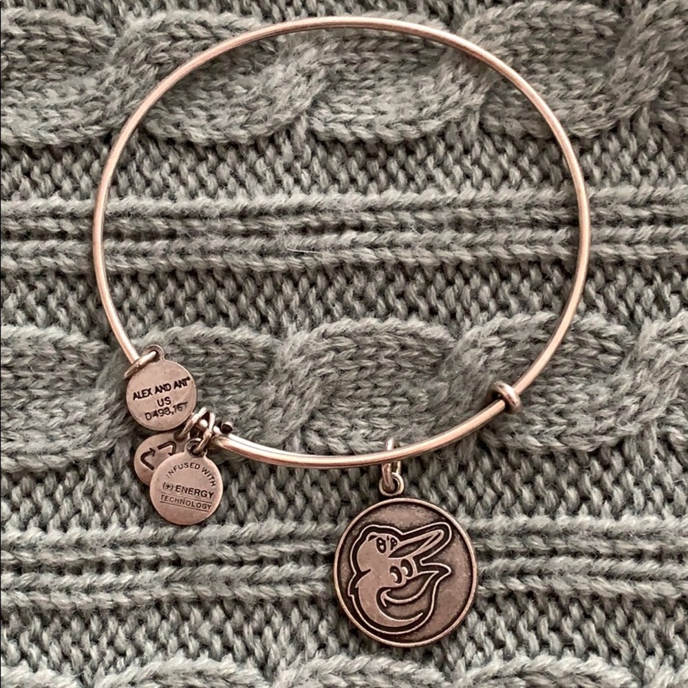 Alex and Ani Orioles bracelet